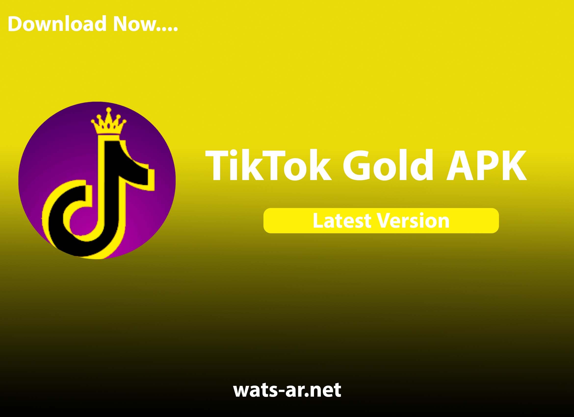 تحميل تيك توك الذهبي TikTok Gold v2.40 ابو عرب اخر اصدار للاندرويد 2022